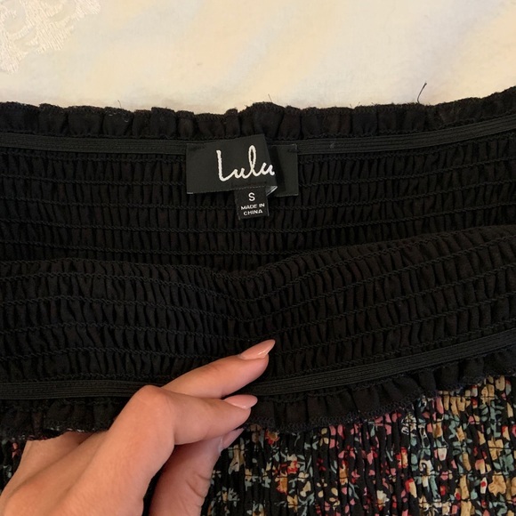 Lulu off the shoulder floral top - Picture 4 of 7